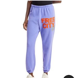 FREE CITY  Cotton Logo Sweatpants